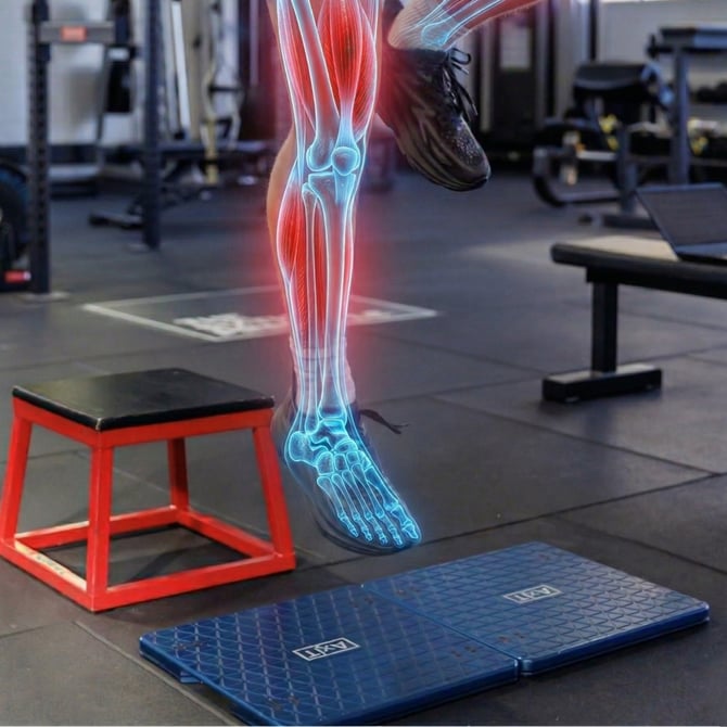 Drop jump test